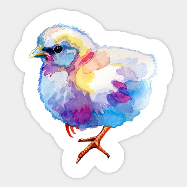 Chick Sticker by AgniArt